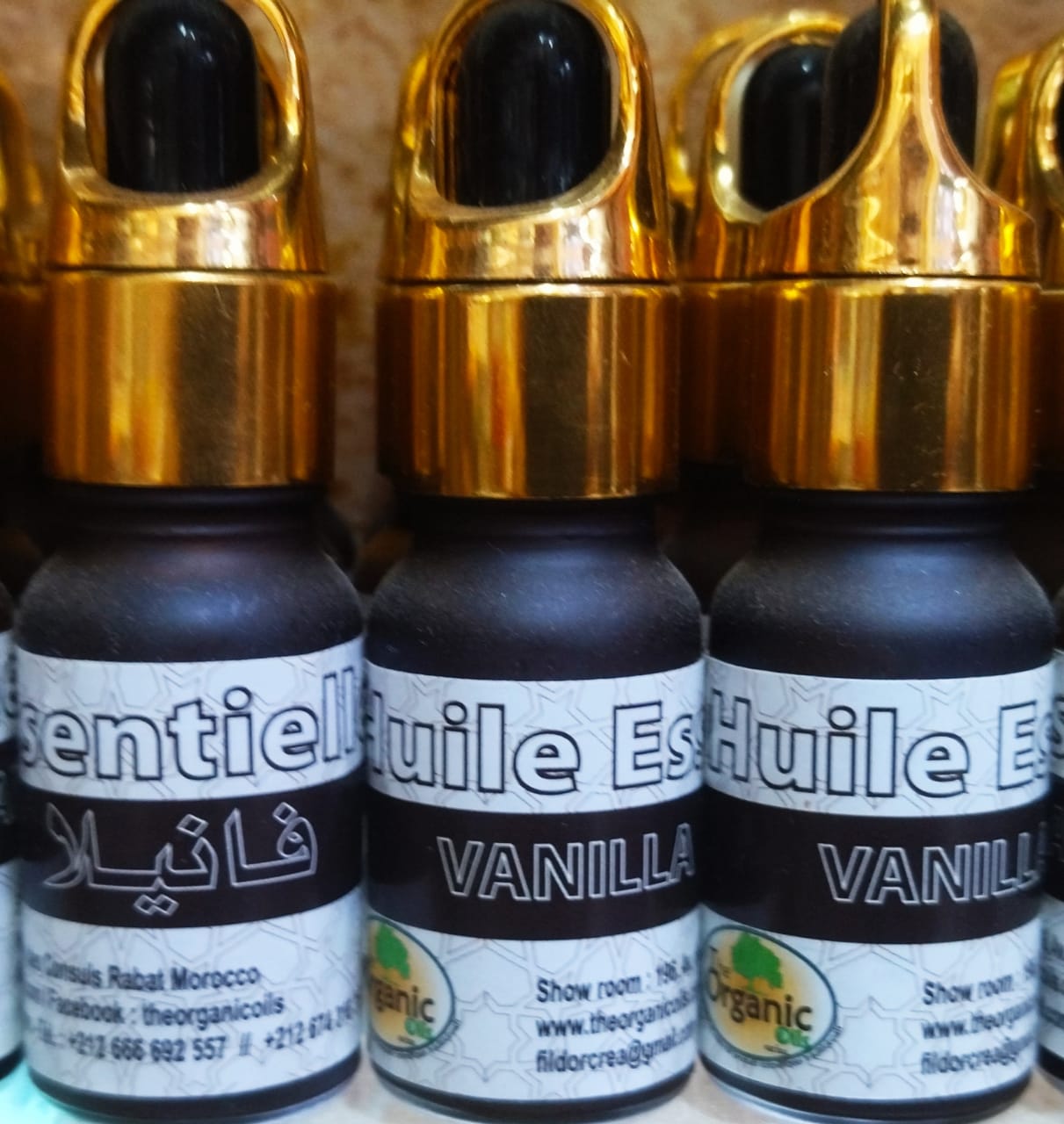 Aromathérapie Vanille Huile essentielle Set avec base huile pour massage,  100% Pure Jojoba Huile essentielle, 7x10ml 100% Pure Peony Huiles